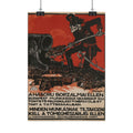 "A Háború Borzalmai Ellen" 1912 Hungarian poster – mockup 3