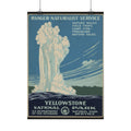 "Yellowstone National Park" – 1938 WPA Travel Poster, Historicalee reproduction print