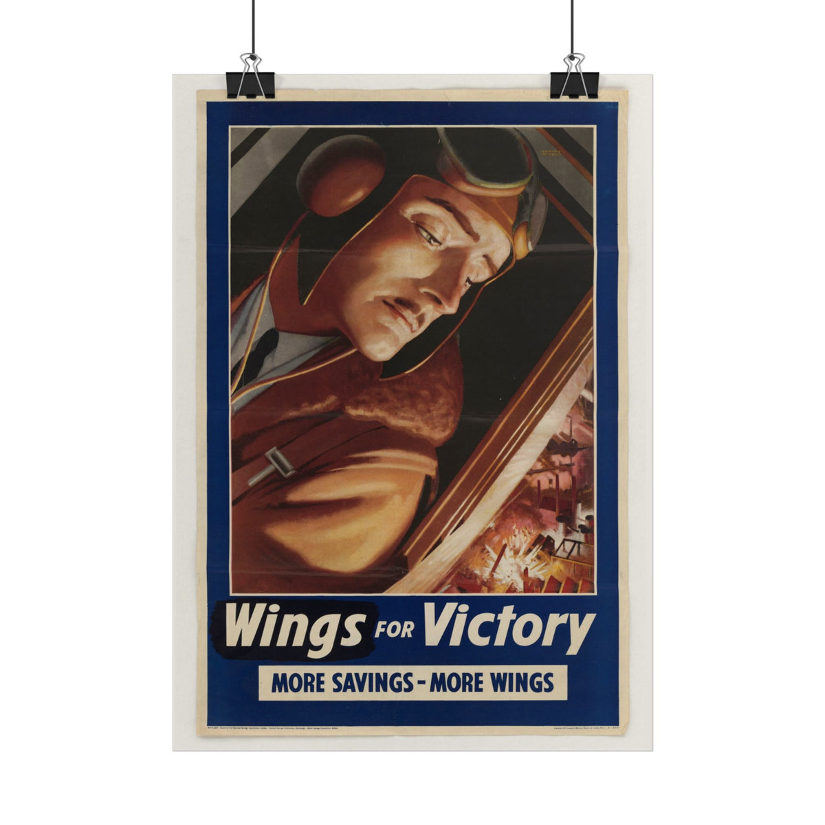 "Wings for Victory" – WWII British Propaganda Poster