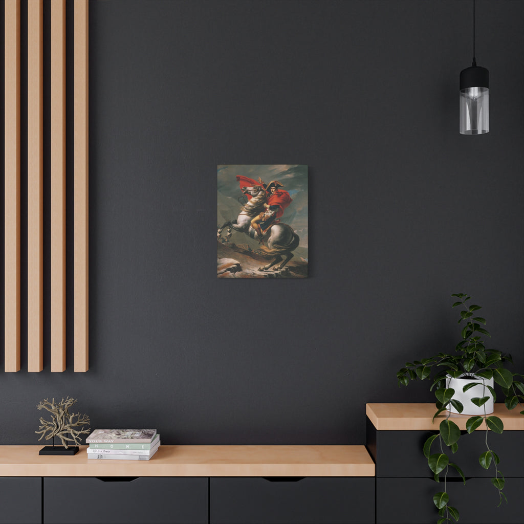 Napoleon Crossing the Alps canvas – mockup 5