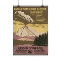 "Lassen Volcanic National Park" – 1938 WPA Travel Poster, Historicalee reproduction print