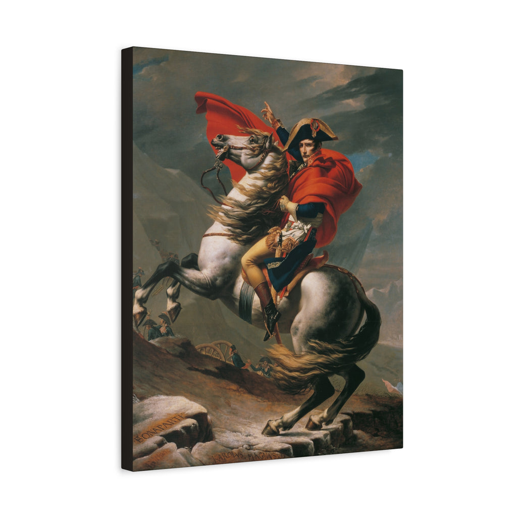 Napoleon Crossing the Alps canvas – mockup 3