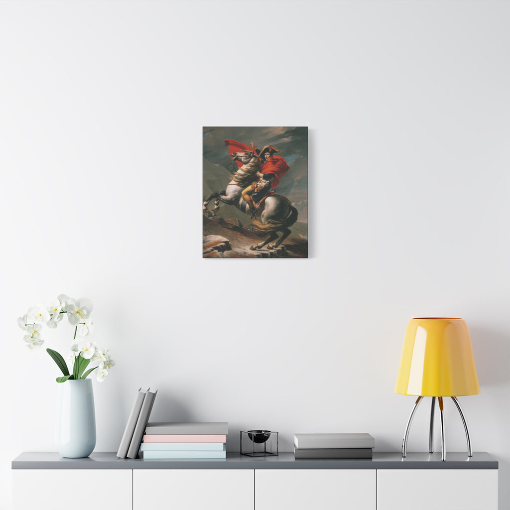 Napoleon Crossing the Alps canvas – mockup 4