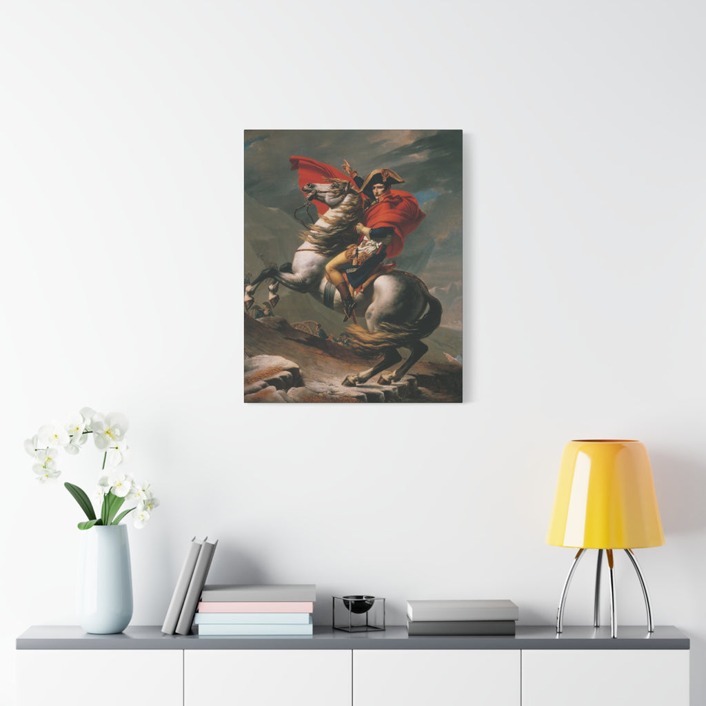 Napoleon Crossing the Alps canvas – mockup 10