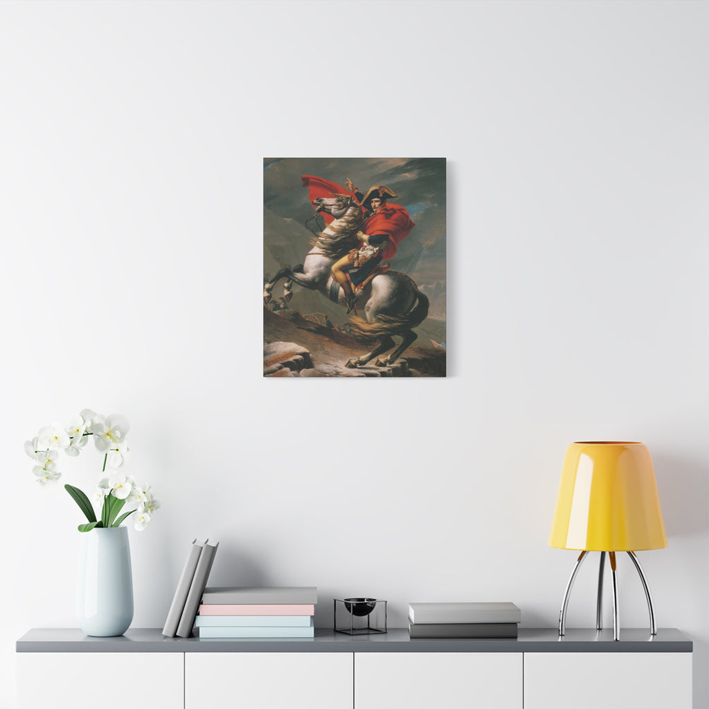 Napoleon Crossing the Alps canvas – mockup 7