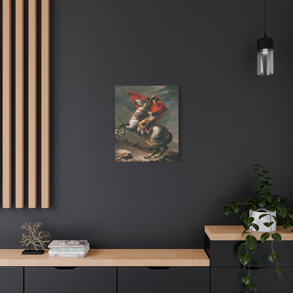Napoleon Crossing the Alps canvas – mockup 8
